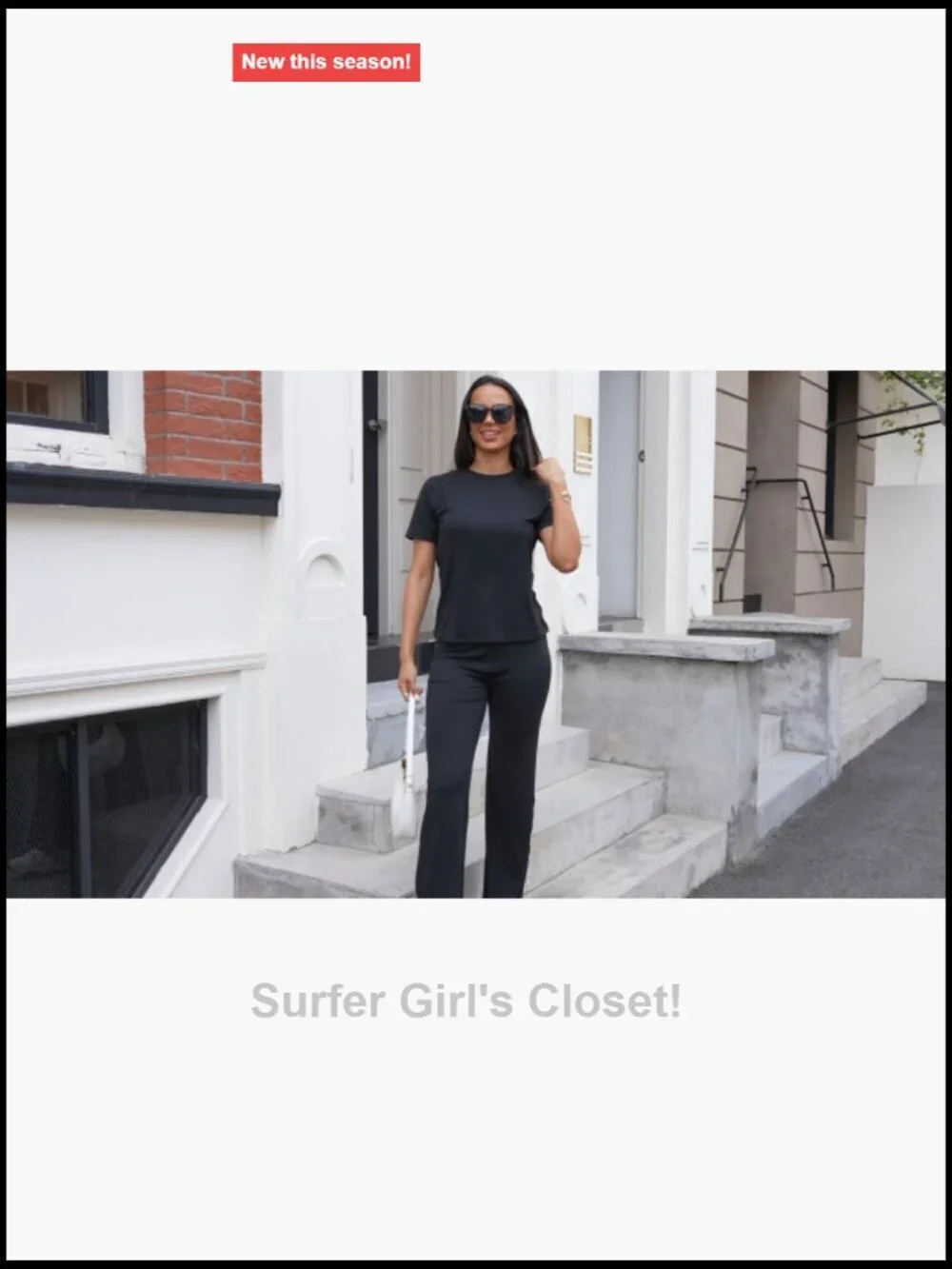 Short Sleeve Crew Neck Top Flared Pants Set Slim Fit Casual Tracksuit Lounge